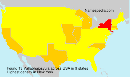 Surname Vallabhajosyula in USA
