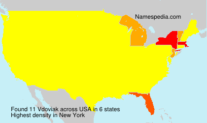 Surname Vdoviak in USA