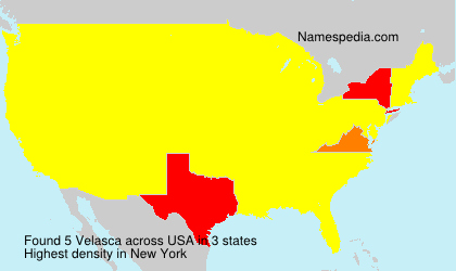 Surname Velasca in USA Surname Velasca in USA