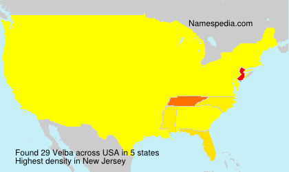 Surname Velba in USA
