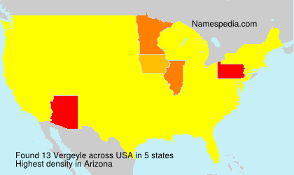 Surname Vergeyle in USA Surname Vergeyle in USA