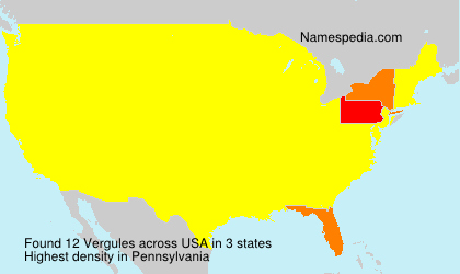Surname Vergules in USA Surname Vergules in USA