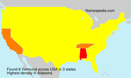 Surname Vermund in USA