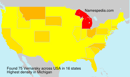 Surname Vernarsky in USA