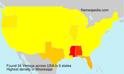Surname Versiga in USA