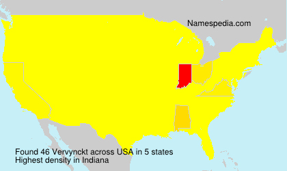 Surname Vervynckt in USA