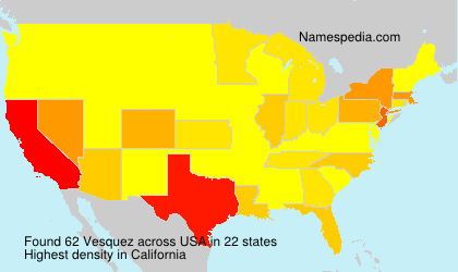 Surname Vesquez in USA Surname Vesquez in USA