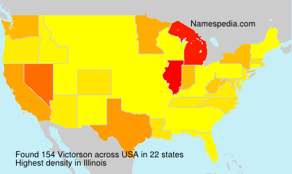 Surname Victorson in USA