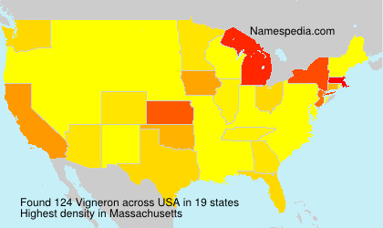 Surname Vigneron in USA