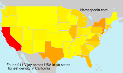 Surname Vijay in USA