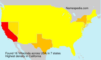 Surname Villacinda in USA