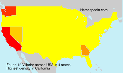 Surname Villador in USA