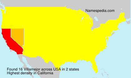 Surname Villamejor in USA Surname Villamejor in USA