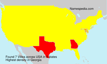 Surname Villea in USA Surname Villea in USA