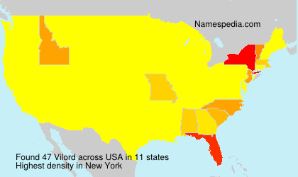 Surname Vilord in USA