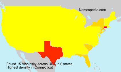 Surname Vishinsky in USA Surname Vishinsky in USA