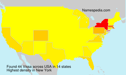 Surname Vissa in USA