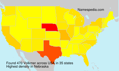 Surname Volkmer in USA
