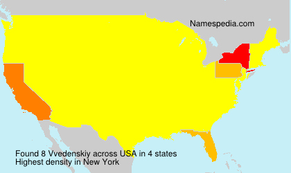 Surname Vvedenskiy in USA