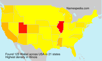 Surname Wabel in USA