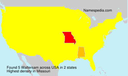 Surname Waltersam in USA Surname Waltersam in USA
