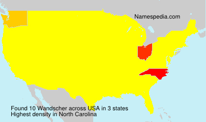 Surname Wandscher in USA Surname Wandscher in USA