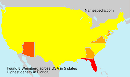 Surname Weimberg in USA