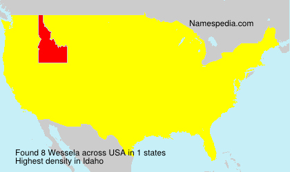 Surname Wessela in USA