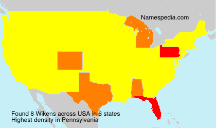 Surname Wikens in USA Surname Wikens in USA