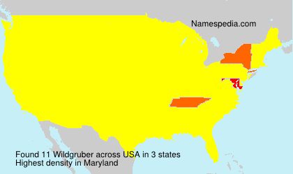 Surname Wildgruber in USA