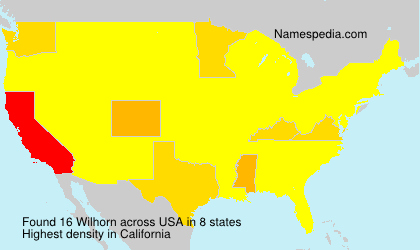 Surname Wilhorn in USA