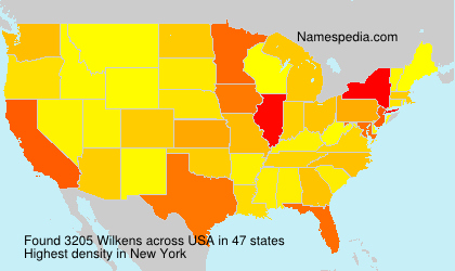 Surname Wilkens in USA