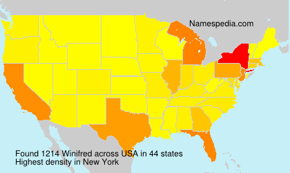 Surname Winifred in USA