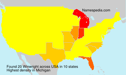 Surname Winwright in USA