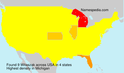 Surname Witaszak in USA