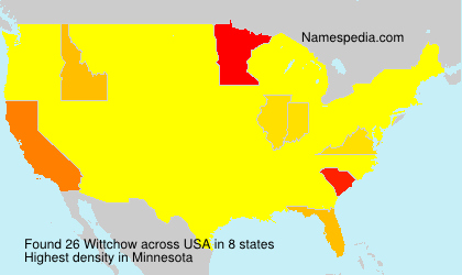 Surname Wittchow in USA