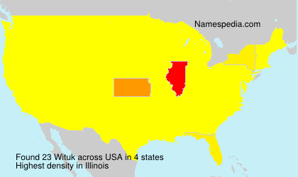 Surname Wituk in USA