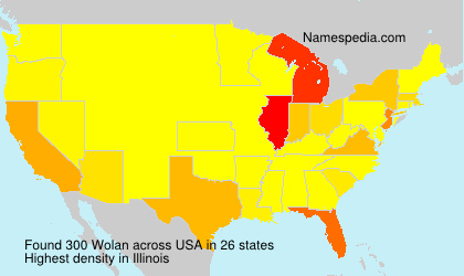 Surname Wolan in USA