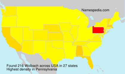 Surname Wolbach in USA
