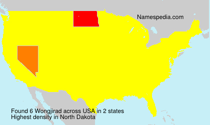 Surname Wongjirad in USA