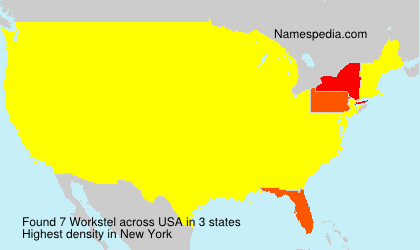 Surname Workstel in USA Surname Workstel in USA
