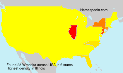 Surname Wronska in USA