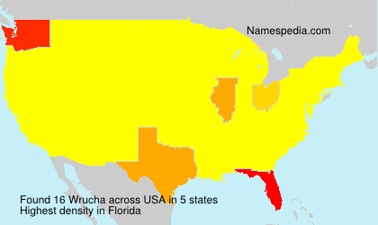 Surname Wrucha in USA
