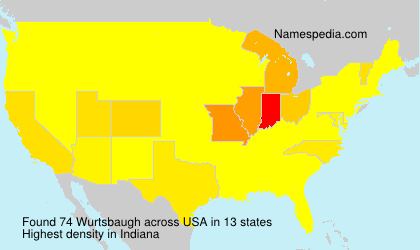 Surname Wurtsbaugh in USA Surname Wurtsbaugh in USA
