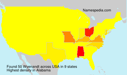 Surname Wyenandt in USA