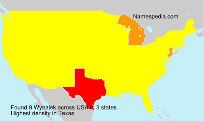 Surname Wynalek in USA