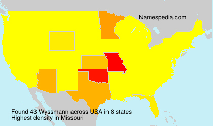 Surname Wyssmann in USA
