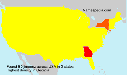 Surname Xjimenez in USA Surname Xjimenez in USA