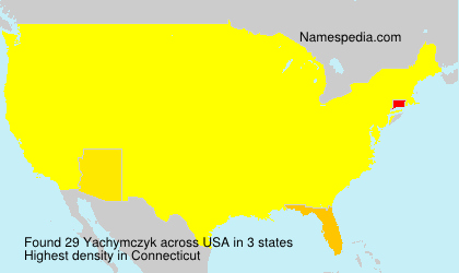 Surname Yachymczyk in USA