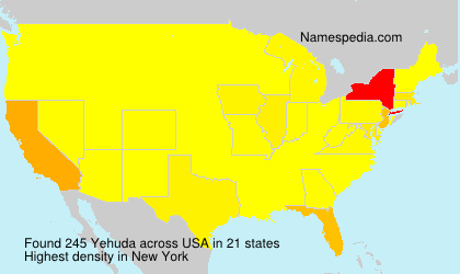 Surname Yehuda in USA